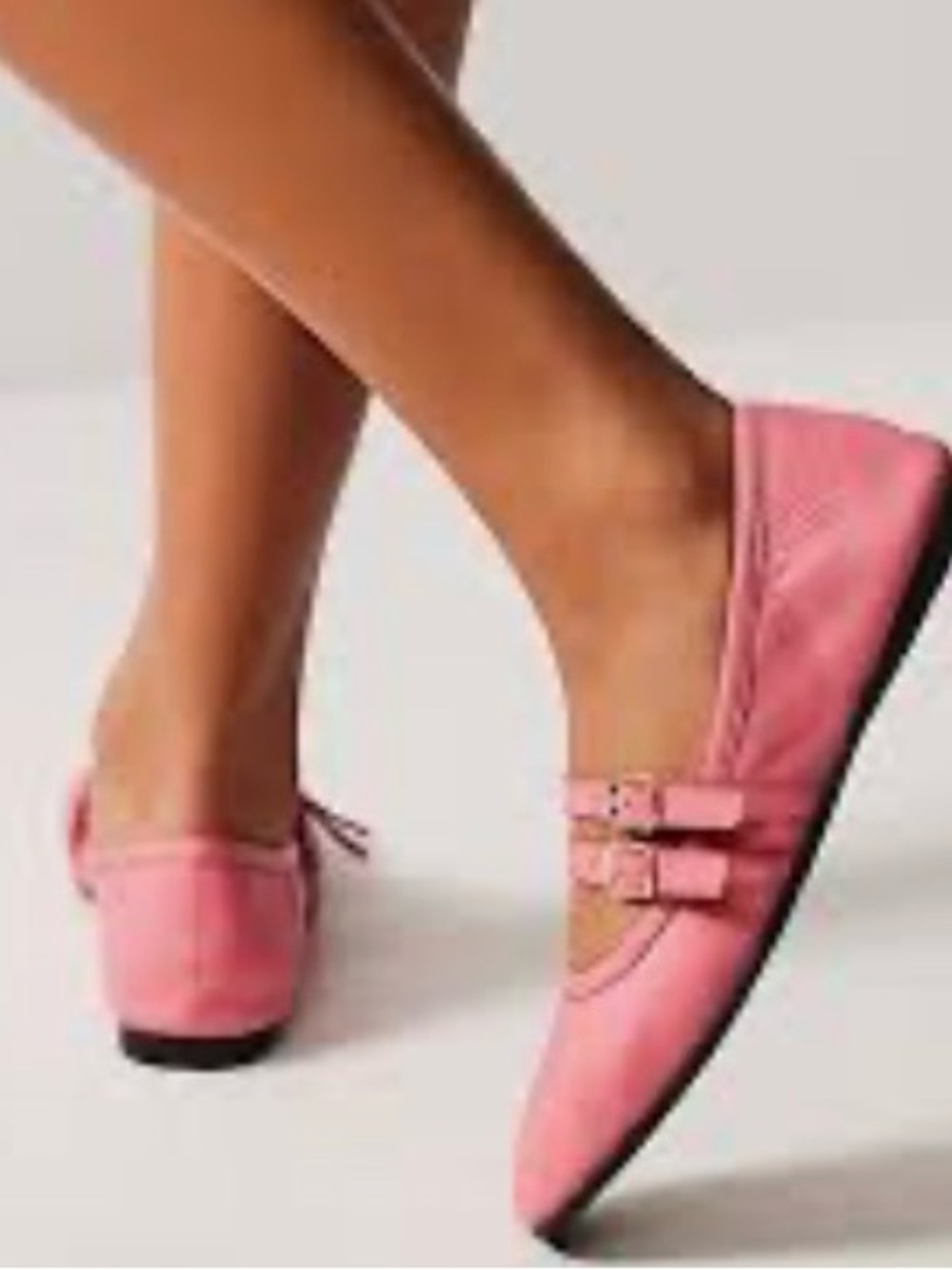 Free People Gemini Ballet Flats in Watermelon Size 7.5 - Picture 8 of 8